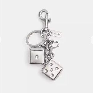 New Coach Dice bag charm CZ128